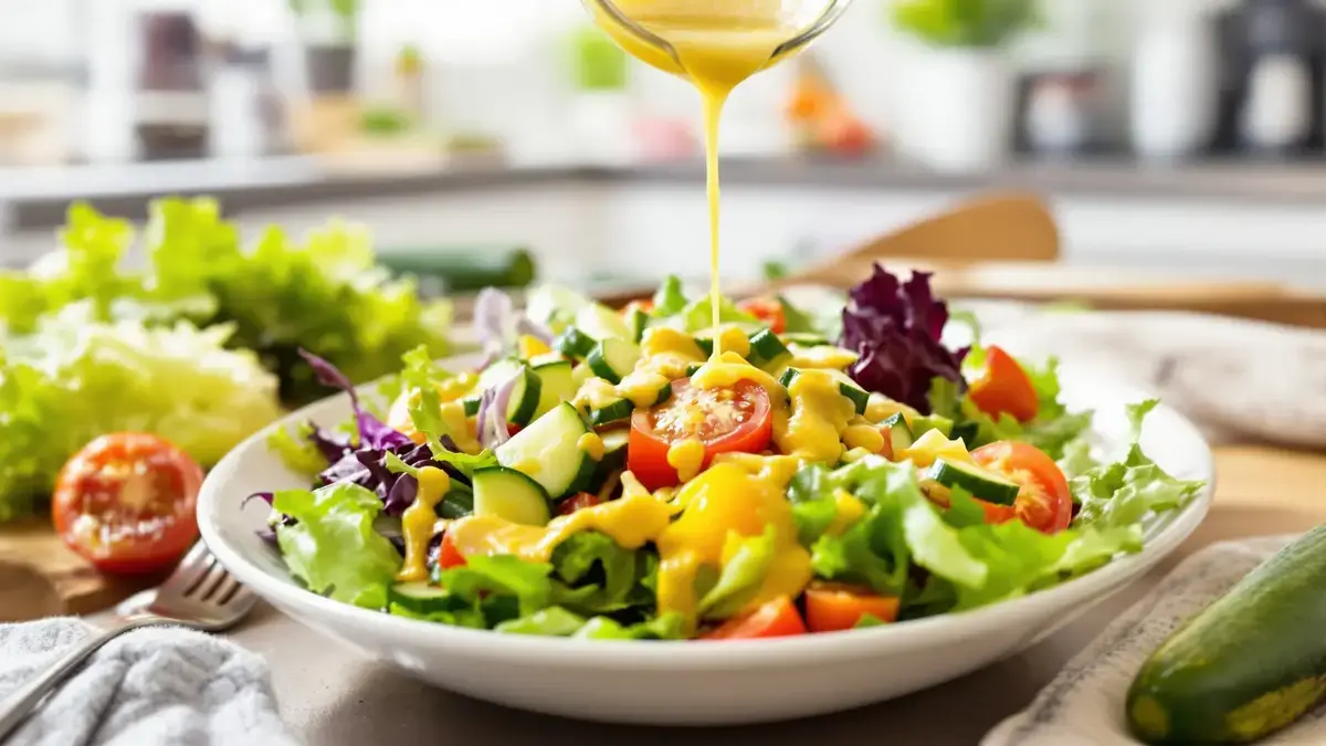 Een diëtist deelt haar recept voor olie-loze vinaigrette om je salades lichter te maken zonder smaak te verliezen